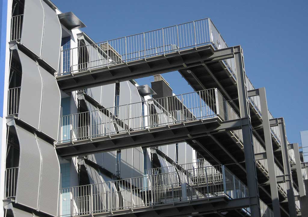 Edificio de VPO en Barcelona.