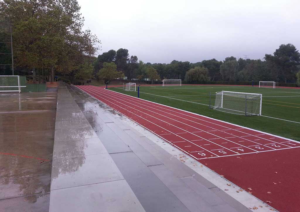 Pistas deportivas para colegio en Sant Cugat del Vallés.