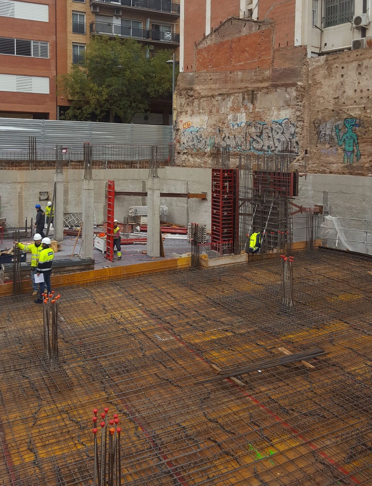 Visita de obra calle Gavà